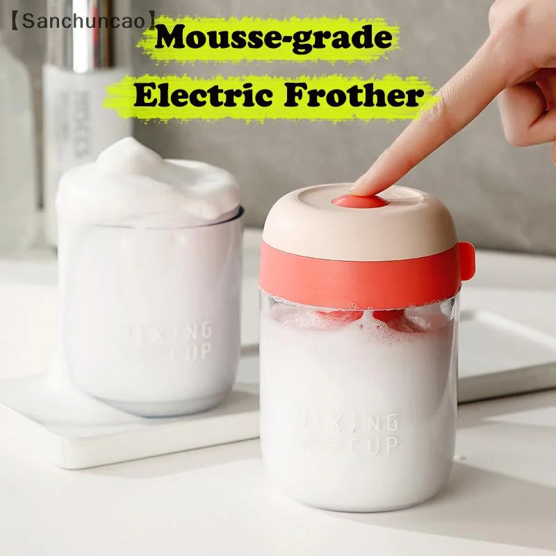 San〕Automatic Foaming Maker Washing Face Foamer Machine Bathroom Desktop Large Capacity Container Foaming Maker Facial Cleaner