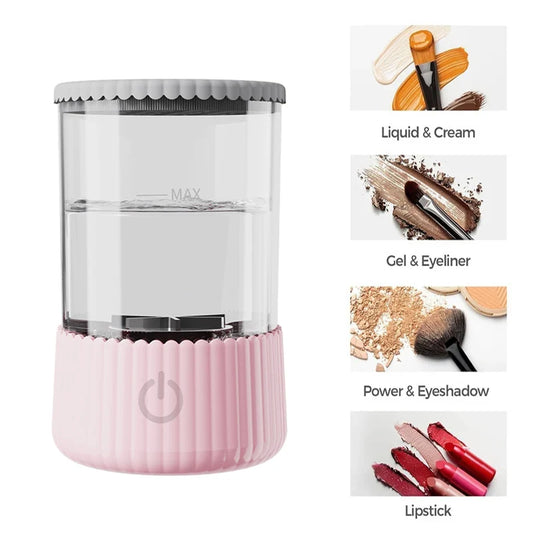 3 In 1 Electric Makeup Brush Cleaner USB Plug Makeup Brush Rotary Cleaning Washing Machine Beauty Brushes Dryer Makeup Tools