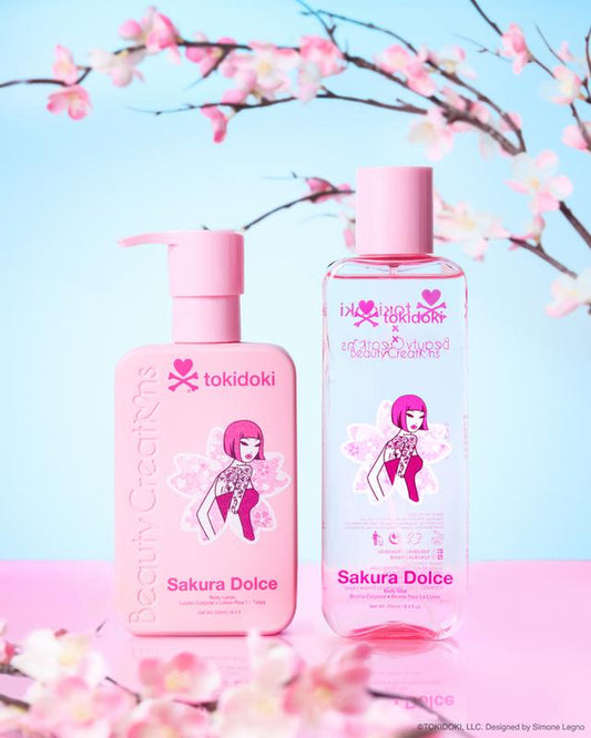 Tokidoki Sakura Dolce Body Lotion & Mist Set